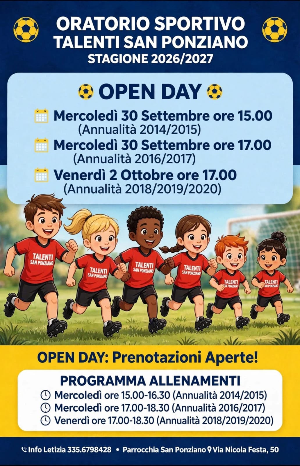 Locandina Oratorio sportivo 26-27